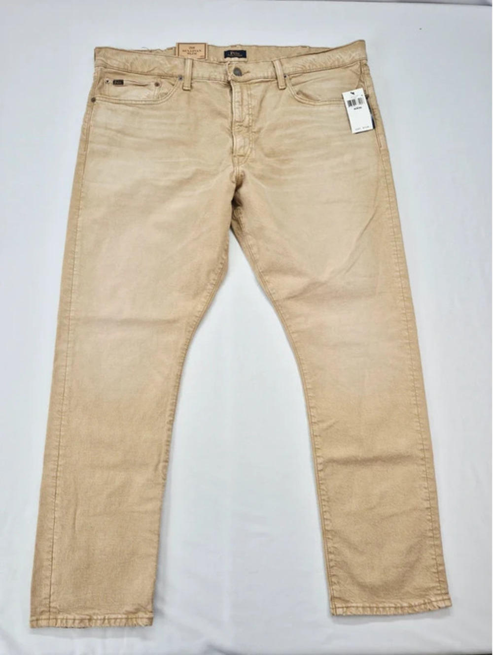 Polo Ralph Lauren Men's 40x30 The Sullivan Slim Khaki demon jeans NWT